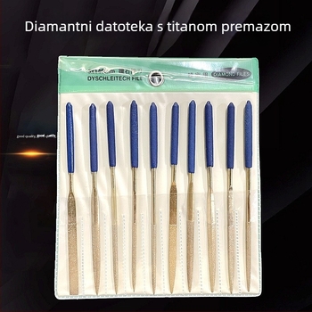 Chaohuidong elektroplirano dijamantne fajlove iz legure, set za obradu stakla — razni oblici: polukružni, ravni, trokuti