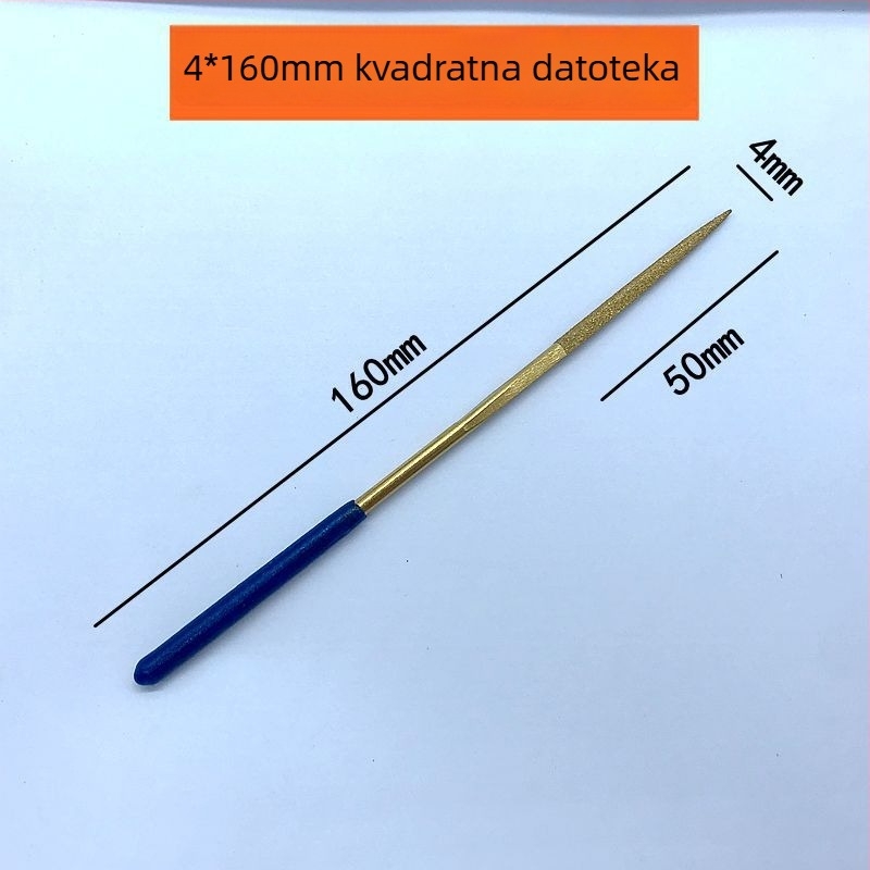 Chaohuidong elektroplirano dijamantne fajlove iz legure, set za obradu stakla — razni oblici: polukružni, ravni, trokuti