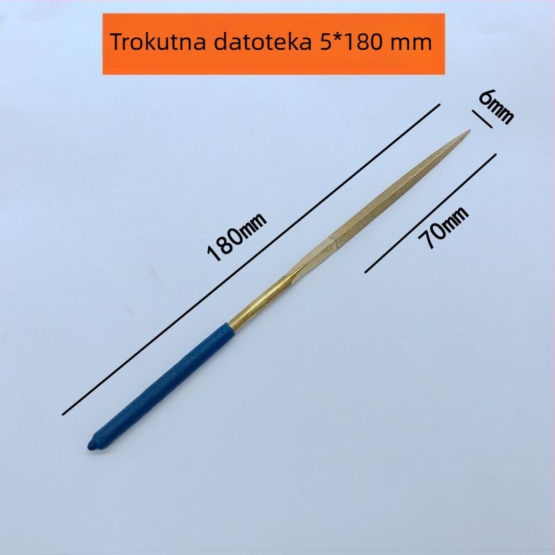 Chaohuidong elektroplirano dijamantne fajlove iz legure, set za obradu stakla — razni oblici: polukružni, ravni, trokuti