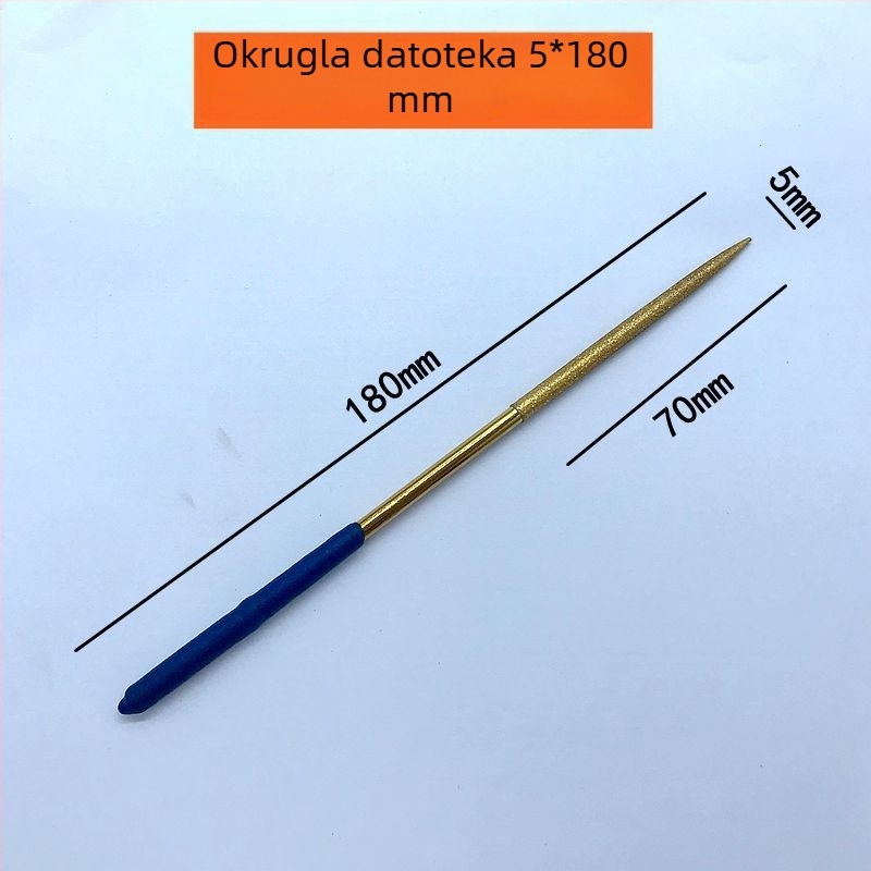 Chaohuidong elektroplirano dijamantne fajlove iz legure, set za obradu stakla — razni oblici: polukružni, ravni, trokuti