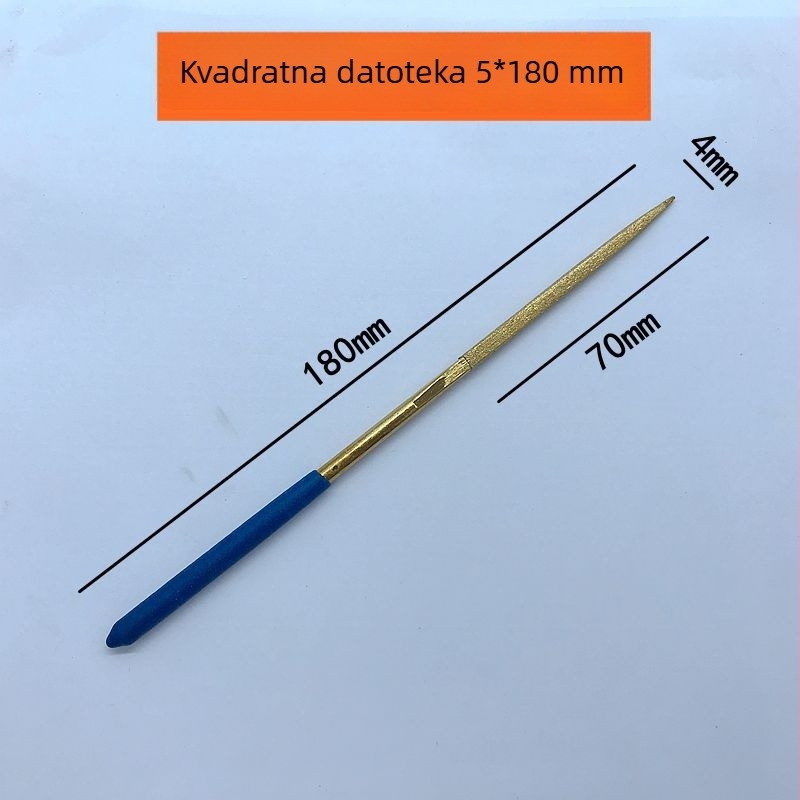 Chaohuidong elektroplirano dijamantne fajlove iz legure, set za obradu stakla — razni oblici: polukružni, ravni, trokuti