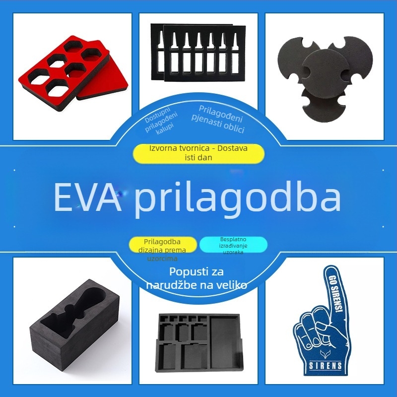 EVA pjena ploča za cosplay rekvizite s tiskom, gustoća 30 kg/m³, prilagođena unutarnja obloga pakiranja