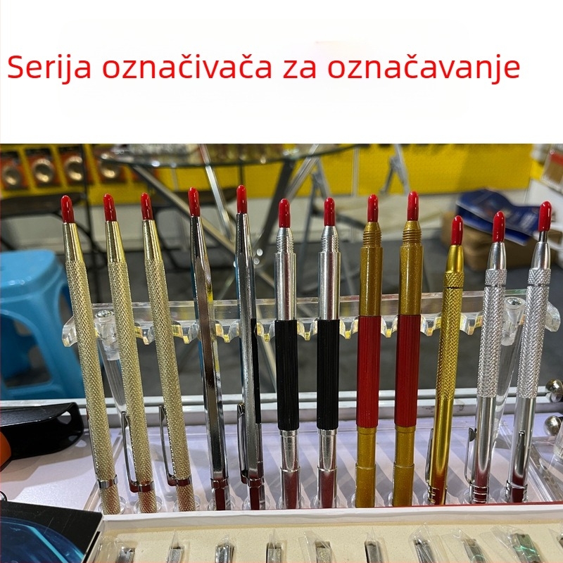 Yuesong valjkasti rezač stakla – za staklo i pločice, s volframovim čelom i dijamantnim vrhom