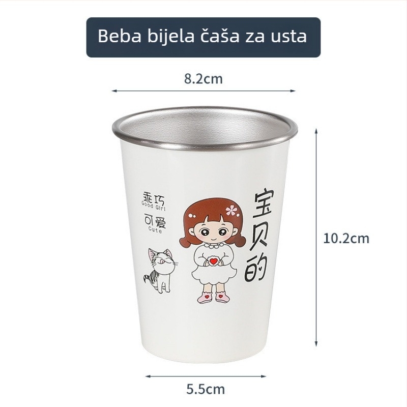 Čašica za četkice za zube, zidna, za obitelj, materijal: svila