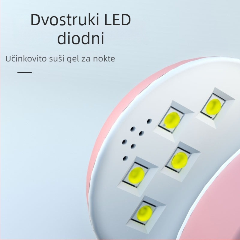 SAMVI Sunmini USB prijenosna lampa za nokte – mini UV lampa za manikuru, punjiva, 100 g