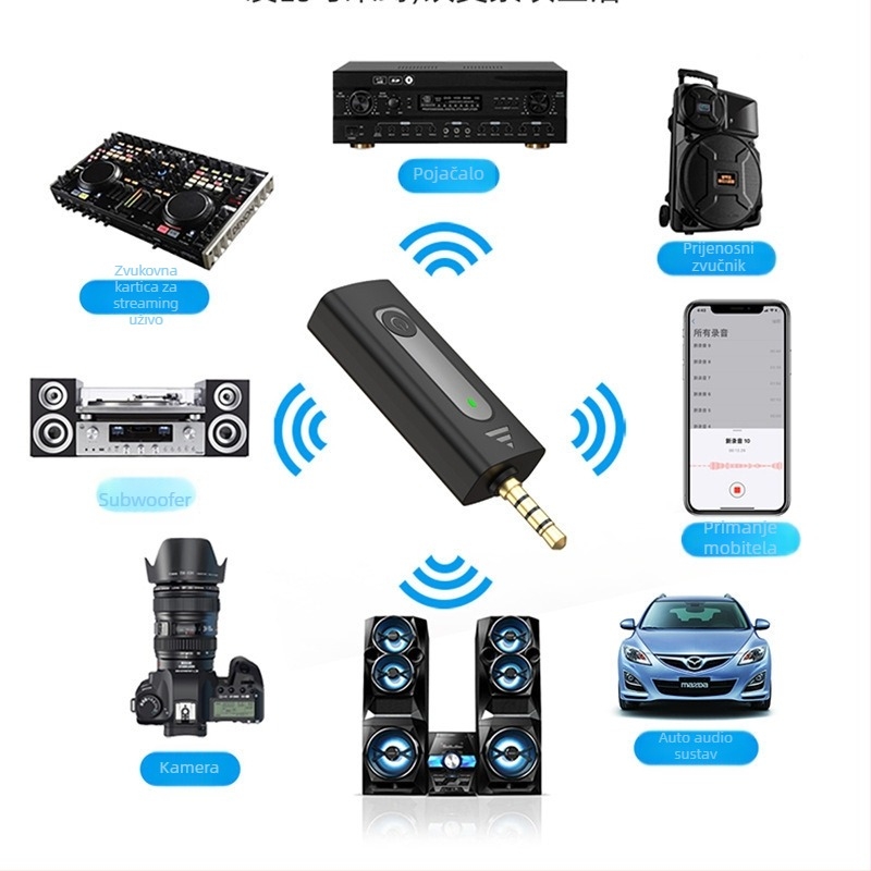 Lavalier mikrofon s klipsom – dinamička kapsula, redukcija šuma, model K35, SNR ≥70 dB, preklopna usmjerenost