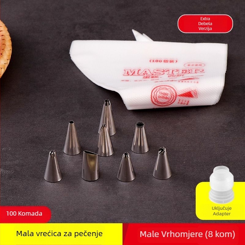 Dekorativna torbica od PET materijala, paket 100 komada, Little Chef Girl