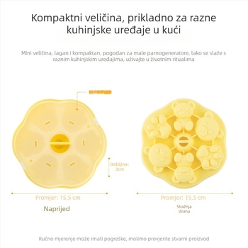 Silikonska forma za dječju hranu na pari i pečenje – sigurnost hrane, karikatura dizajn, nepravilan oblik, kućna uporaba