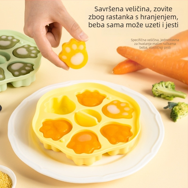 Silikonska forma za dječju hranu na pari i pečenje – sigurnost hrane, karikatura dizajn, nepravilan oblik, kućna uporaba