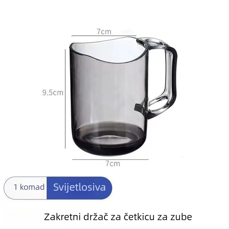 Dječji magnetni zidni držač za čašicu za ispiranje usta i skladištenje četkica i paste za zube, plastični s crtani lik motívom