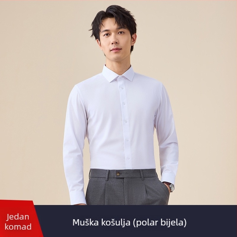 Muški dvostruko kopčani kostim, uski kroj, plosak rever, stražnji središnji otvor, poliester 67,8%