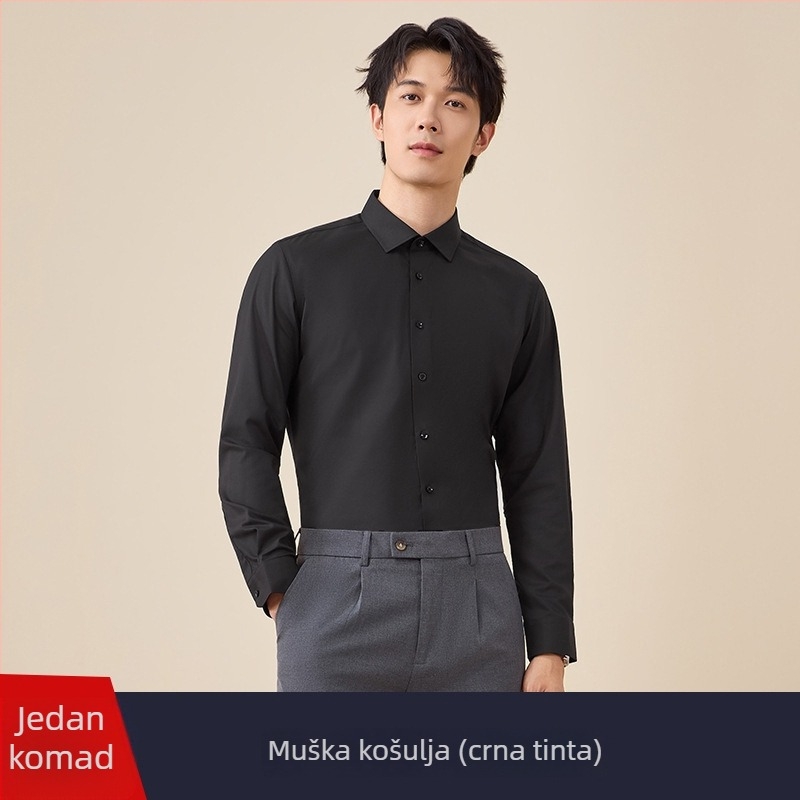 Muški dvostruko kopčani kostim, uski kroj, plosak rever, stražnji središnji otvor, poliester 67,8%