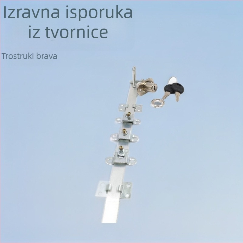 Brava za ladicu namještaja, model 108-16C, Liangdi, materijal: željezo + cinkova legura, stil: moderni minimalistički