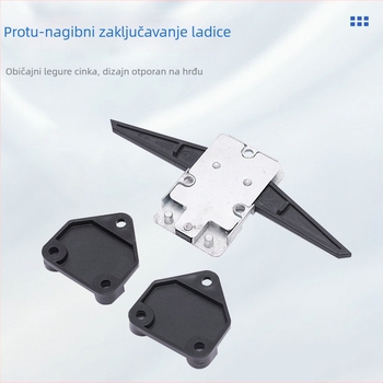 Tongfu S1010 Brava za ladicu, cinkova legura, višeslojni ograničivač ladice, protiv naginjanja