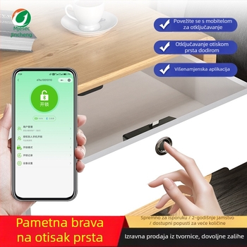 Sincerity ABS Inteligentni elektronički zaključavanje namještaja za ladice — Model JCDS-BMZWLYS-REV.2.0, Kapacitet otisaka prstiju 18
