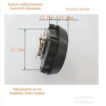 Brava ormarića od plastike i cinkovog legura, model 0763, namjena: ured, stil: moderni minimalistički dizajn.