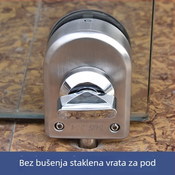 Brava za staklena vrata bez bušenja (Model 11A, Xibyxin, nehrđajući čelik, za staklena vrata, moderni stil)
