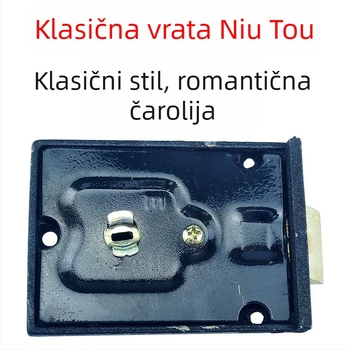 Bullhead branda sigurnosna ključavnica za vrata, za drvena vrata, model 1939-1, materijal bakar i željezo, stil moderni minimalist