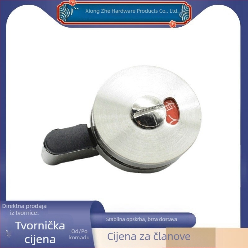 Brava od nehrđajućeg čelika za pregrade javnih WC-a