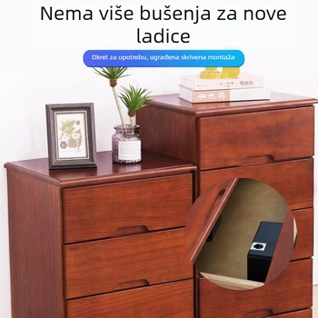 Skrita brava ormara s čitačem kartica, ugradnja bez bušenja, plastično kućište, univerzalni model, za ladice, ormare, arhivske ormariće i ormariće za cipele