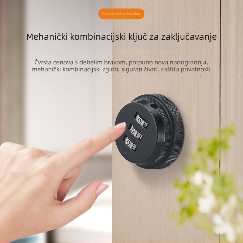 Katanac za ladicu s digitalnim kodom, cinkova legura, model JFL138, pogodan za ladice, mogućnost privatne marke