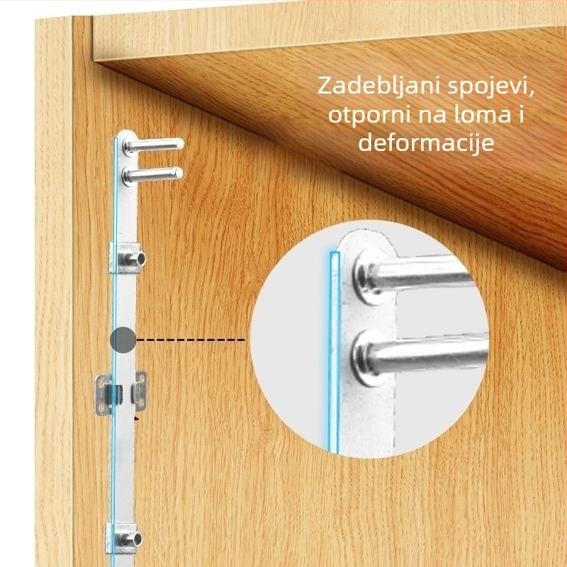 Brava za uredski ormar od aluminijske legure, s tri ladice, model 1, Mingge marka, novi kineski stil