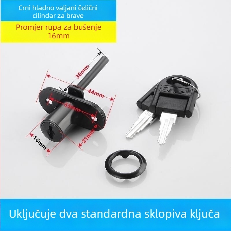 Brava za uredski ormar od aluminijske legure, s tri ladice, model 1, Mingge marka, novi kineski stil