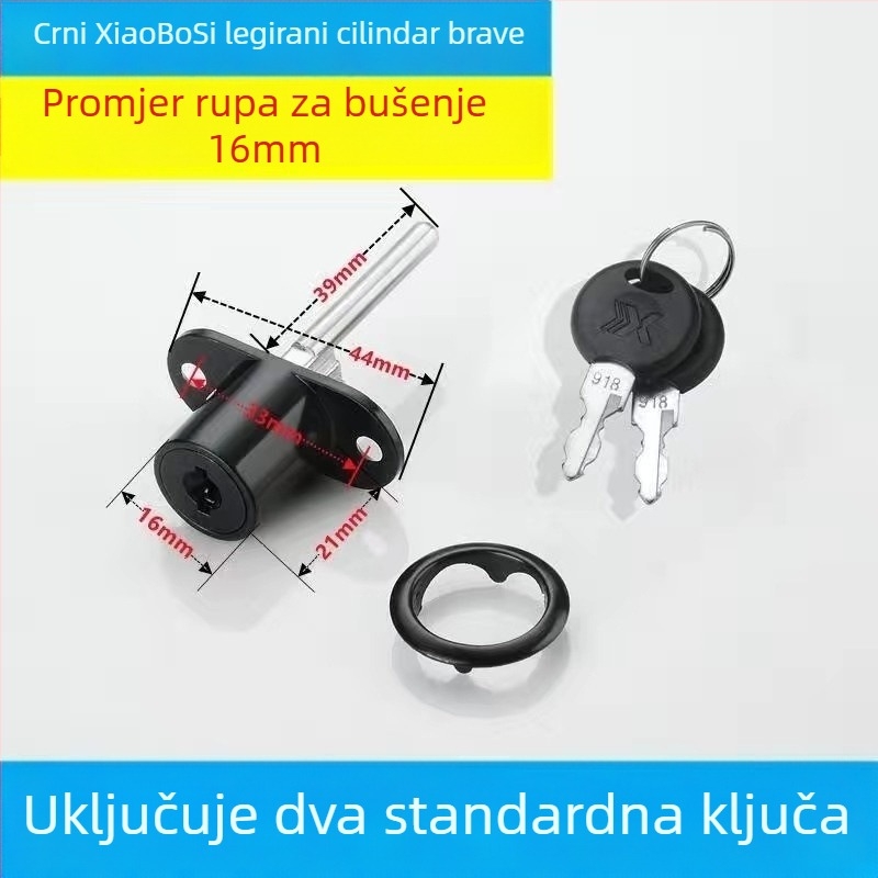 Brava za uredski ormar od aluminijske legure, s tri ladice, model 1, Mingge marka, novi kineski stil