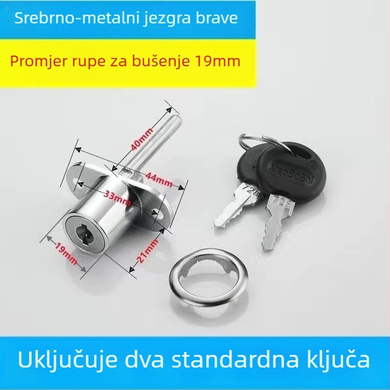 Brava za uredski ormar od aluminijske legure, s tri ladice, model 1, Mingge marka, novi kineski stil