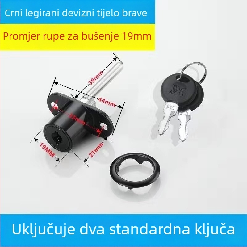 Brava za uredski ormar od aluminijske legure, s tri ladice, model 1, Mingge marka, novi kineski stil