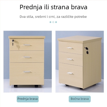 Trostruki zaključani mehanizam za ladice uredskog namještaja – bočno montiran zaključavanje, za ladice i dokumente, model 001, marka Cheng Changlong, materijal aluminijska legura / hladno valjani čelik, stil moderni minimalistički