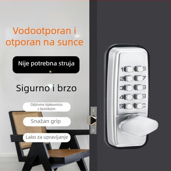 Jin Shiyu mini mehanički brava za kombinaciju, cinkova legura, model 380, vodootporna