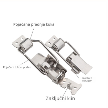Lock buckle od 304 nehrđajućeg čelika, model 86, stil New chinoiserie