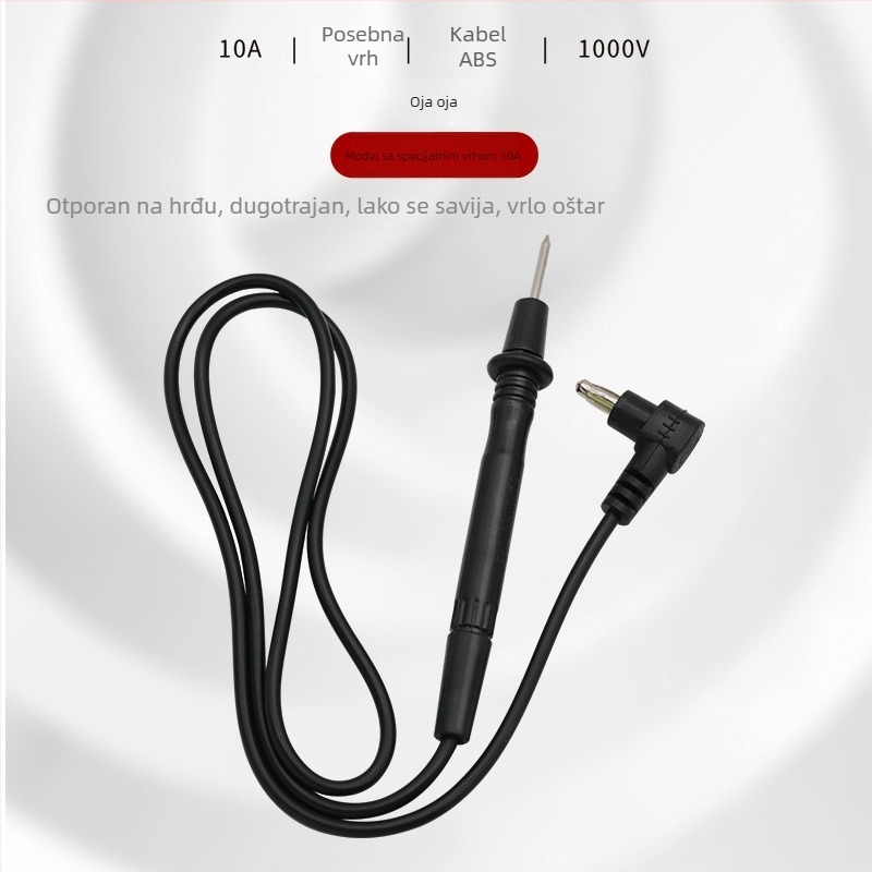 Probe za testiranje za multimetar, 10A, 1000V, univerzalna kompatibilnost