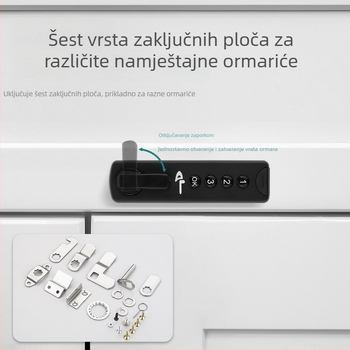 Pametna brava ladice s digitalnom lozinkom za namještaj