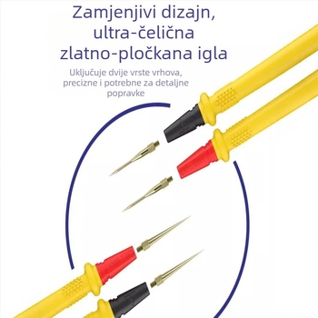 Univerzalni testni vod za multimetar Rp15 s zamjenjivom ultra-tankan sondom, mek silikon, za popravke