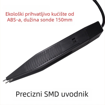 Bo Super Electric Power BC0001025300 — SMD klip za ispitivanje multimetra, mesing nikljan, 1 na 2