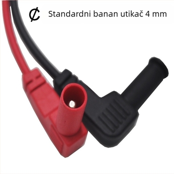 Bo Super Electric Power BC0001025300 — SMD klip za ispitivanje multimetra, mesing nikljan, 1 na 2