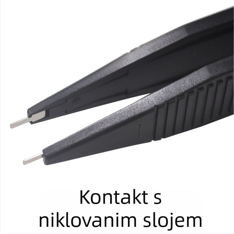 Bo Super Electric Power BC0001025300 — SMD klip za ispitivanje multimetra, mesing nikljan, 1 na 2
