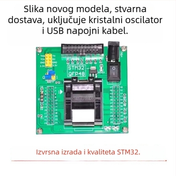 STM32 QFP48 utor za programiranje i testiranje, razmak 0,5 mm, pouzdan i stabilan