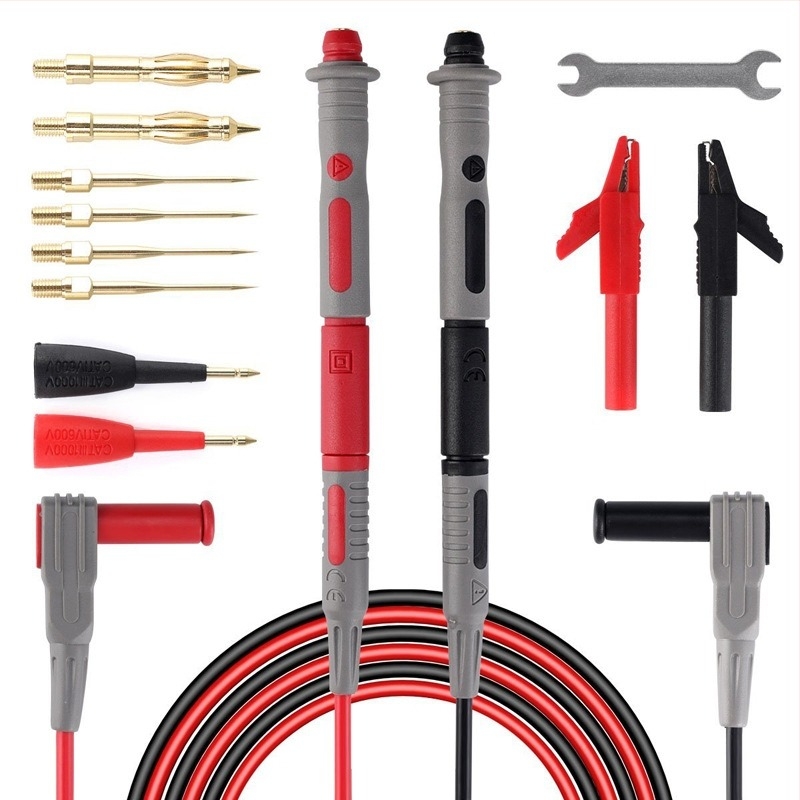 Set testnih vodova za multimetar s zamjenjivim sondama, ABS izolacija, model BC0006011900, kompatibilan s opremom za testiranje