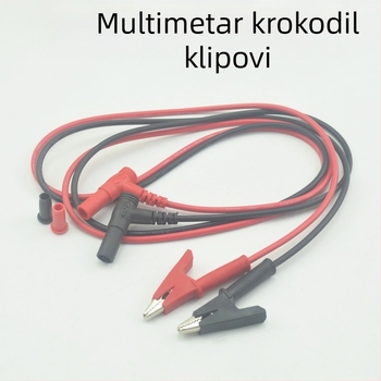 Zhentai Zhijian 223 Testni kabel za multimetar s 10 mm krokodil klipsom, PVC, 20A