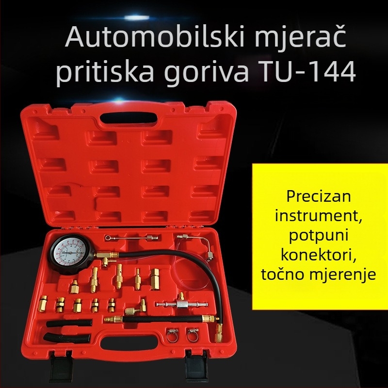Manometar za tlak goriva u automobilu – metalno kućište, brenda Wanshida, za održavanje automobila