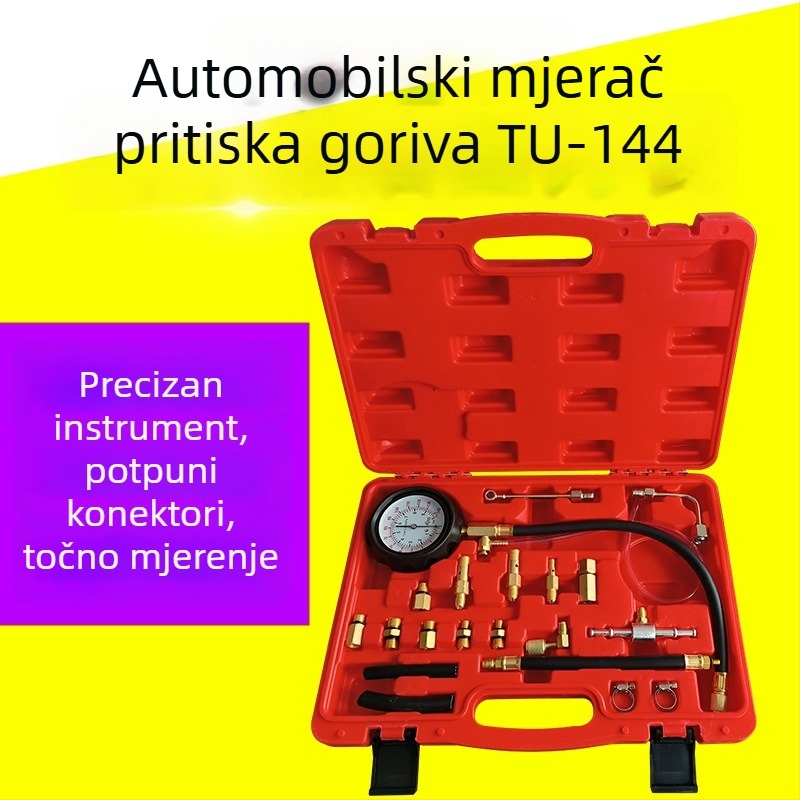 Manometar za tlak goriva u automobilu – metalno kućište, brenda Wanshida, za održavanje automobila