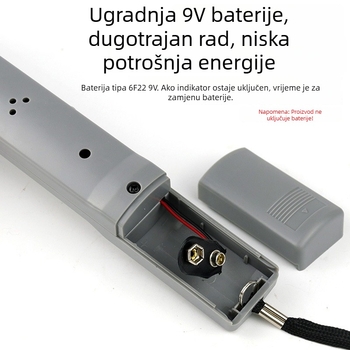 Ručni detektor metala visoke osjetljivosti za sigurnosno skeniranje - Prijenosni skener, Model 202310300945, Težina 289 kg, Nije uvezeno, Bez prilagodbi