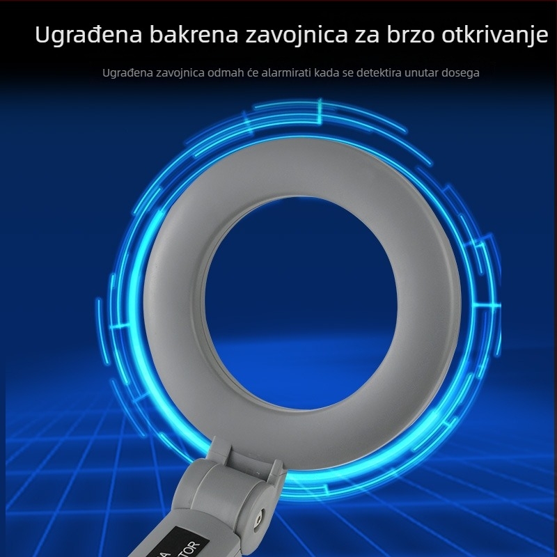 Ručni detektor metala visoke osjetljivosti za sigurnosno skeniranje - Prijenosni skener, Model 202310300945, Težina 289 kg, Nije uvezeno, Bez prilagodbi