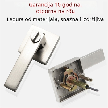 Trojpoložni držački mehanički zaključivač za unutarnja vrata, aluminijska legura, model LF
