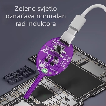 Lan Rui detektor induktivnosti za popravak i dijagnostiku ploče mobilnog telefona; porijeklo Shenzhen, Kina; primjena: električni alati