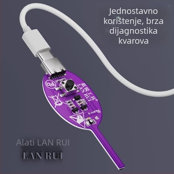 Lan Rui detektor induktivnosti za popravak i dijagnostiku ploče mobilnog telefona; porijeklo Shenzhen, Kina; primjena: električni alati