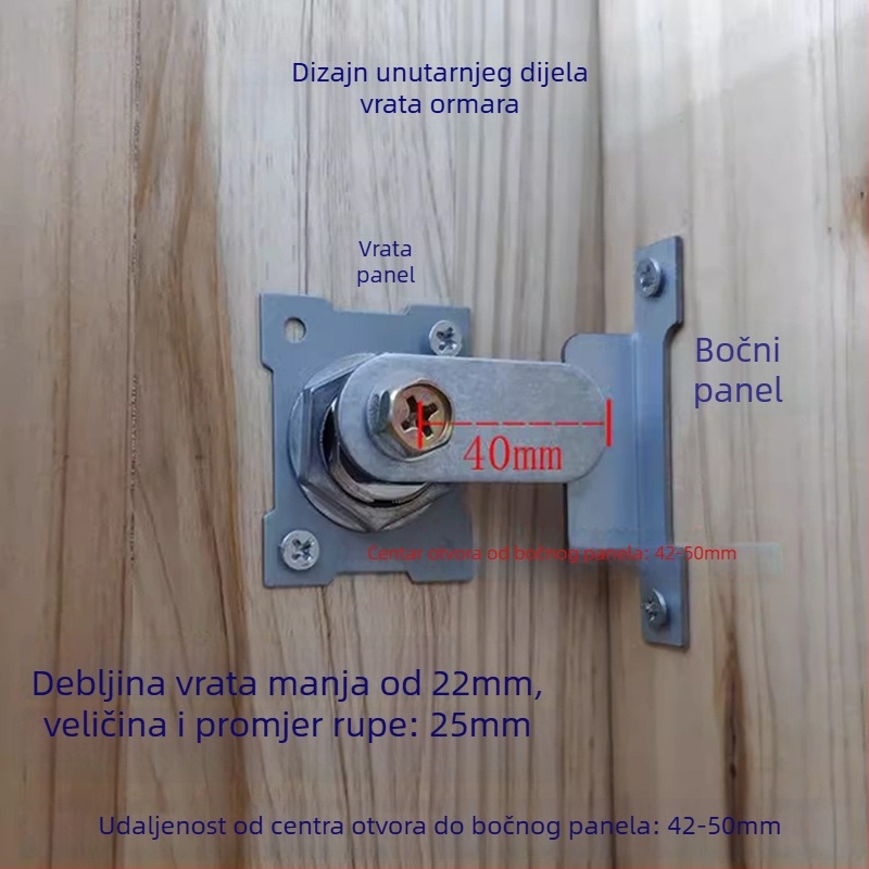 Brava za ormarić s brojevnim kodom • Model: brava s brojčanim kodom • Materijal: bakar/cinkova legura • Primjena: privatni ormarići i garderobe za saune, bazene, sportske objekte i garderobe • Marka: Lifang Hardware